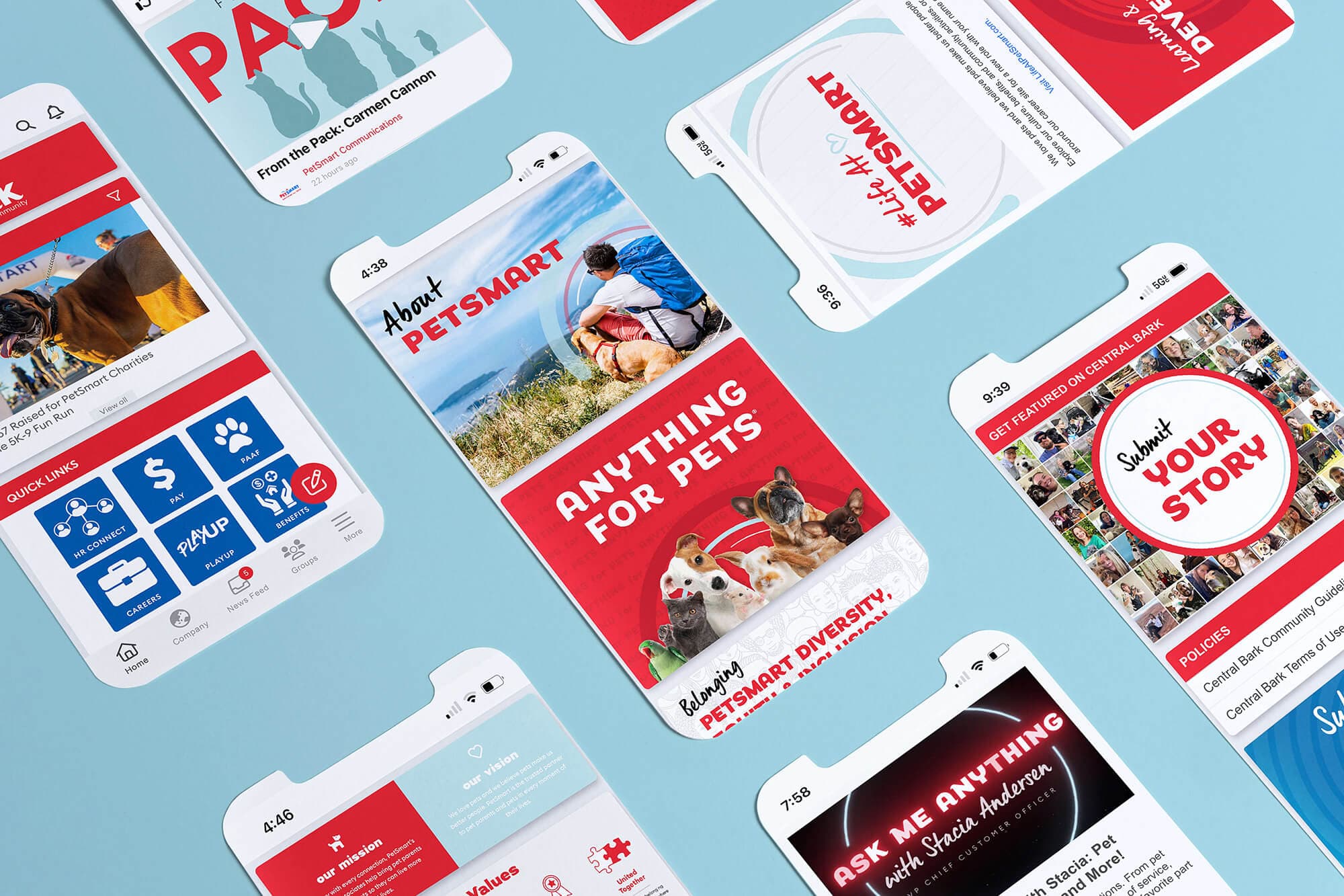 PetSmart's Central Bark: Powering Internal Comms — Powering internal comms.